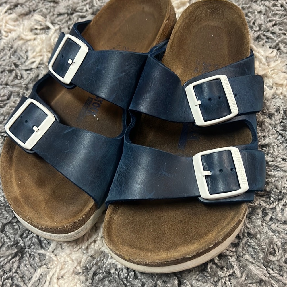 Blue Birkenstocks